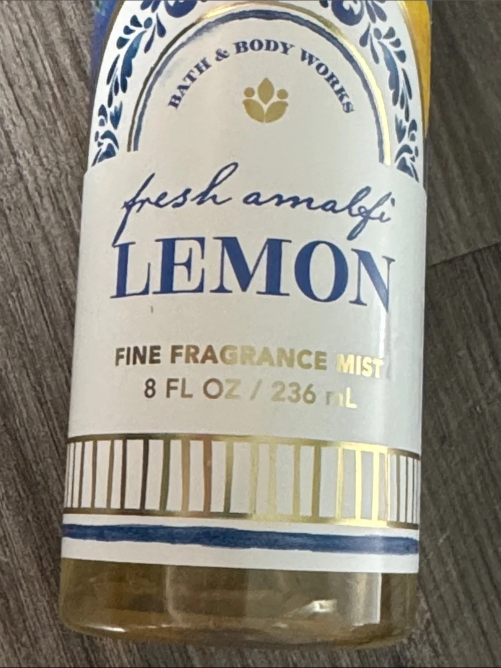 NEW Bath & Body Works Fresh Amalfi Lemon Fine Fragrance Mist RARE HTF retired - Picture 4 of 4